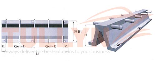 Marine Ladder Type Fender Drawing